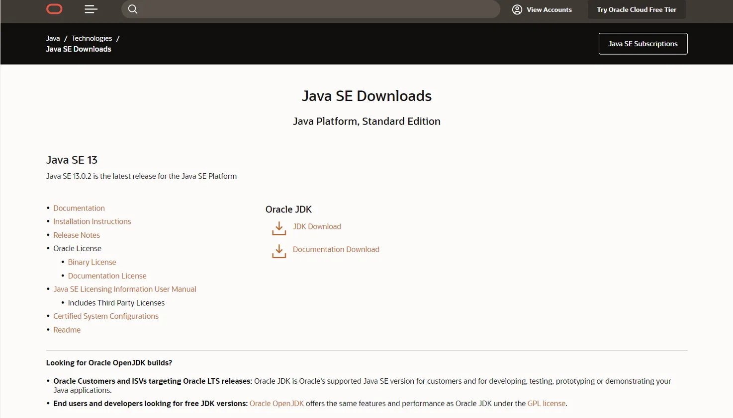 Windows 10 系统下安装与配置 JDK 13 环境
