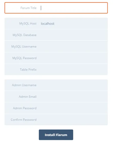 Flarum Beta 版本从入门安装到基本设置教程