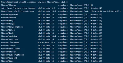 Flarum 0.1.0-Beta.16 升级 1.0.0 正式版
